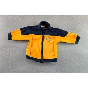 Vtg Indiana Pacers Nike Jacket Baby‎ 12M 1 year Toddler Boys Yellow Full Zip Y2K
